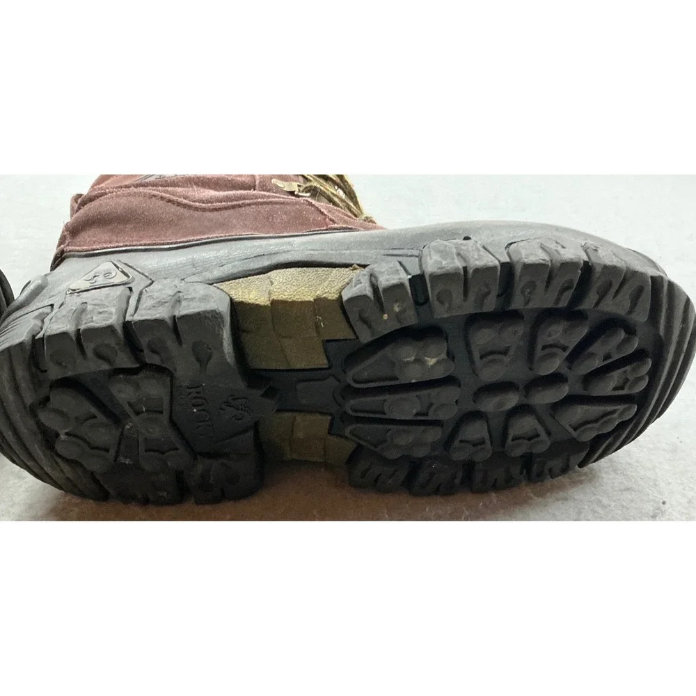 Rocky Vintage Snow Boots Thinsulate Insulated Brown Suede Winter Work Utility 10